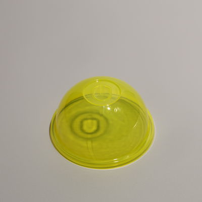 90mm Clear PP Plastic Disposable Cup Lid with Customizable Color