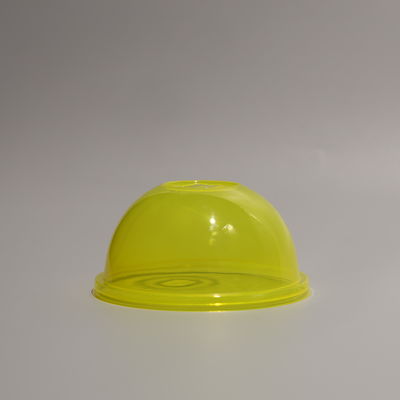 90mm Clear PP Plastic Disposable Cup Lid with Customizable Color