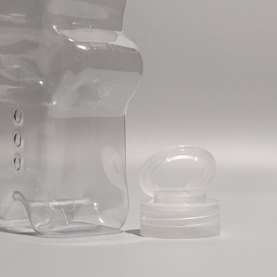 500ml Reusable Clear Plastic PET Water Bottles With Aluminum / Plastic Caps