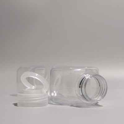 500ml Reusable Clear Plastic PET Water Bottles With Aluminum / Plastic Caps