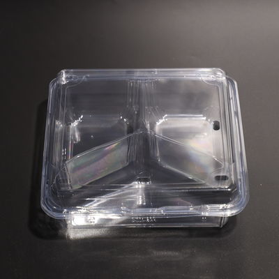 400ML PET Container Makanan sekali pakai anti bocor untuk salad buah