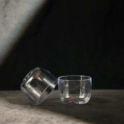 فنجان های پلاستیکی شکل قلب بازتابی شفاف شفاف فنجان های پلاستیکی نوشیدنی