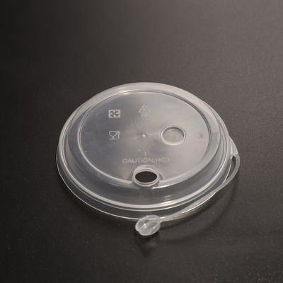 Disposable Plastic Cup Lid Flat Lid For PP Cup With FAD Certification