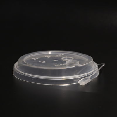 Disposable Plastic Cup Lid Flat Lid For PP Cup With FAD Certification