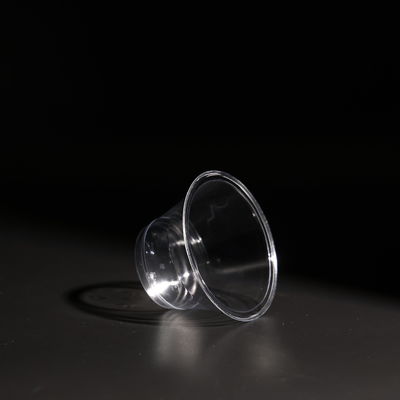 Disposable Plastic PET Cups With Dome / Flat Lid For Boba Tea