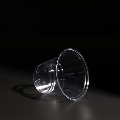 透明なプラスチック使い捨て PETカップ 冷たい飲み物 蓋付きのボバ茶カップ