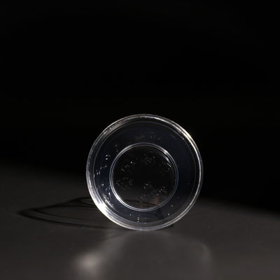 透明なプラスチック使い捨て PETカップ 冷たい飲み物 蓋付きのボバ茶カップ