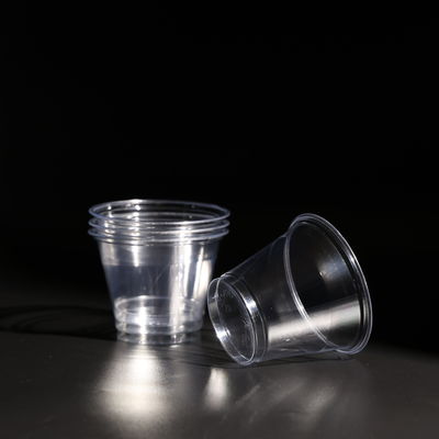 透明なプラスチック使い捨て PETカップ 冷たい飲み物 蓋付きのボバ茶カップ