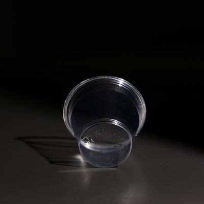 Clear Plastic Disposable PET Cup Cold Drink Boba Tea With Customized Logo
