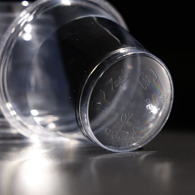 Clear Plastic Disposable PET Cup Cold Drink Boba Tea With Customized Logo