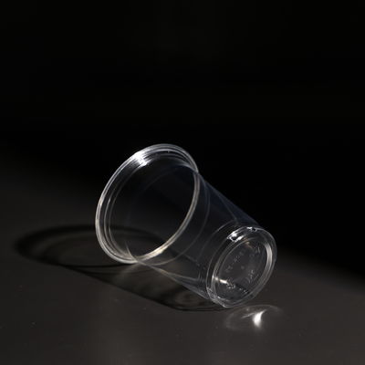 Cao minh bạch nhựa PET dùng một lần cốc nước uống lạnh trà Boba với nắp