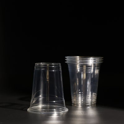 Cao minh bạch nhựa PET dùng một lần cốc nước uống lạnh trà Boba với nắp