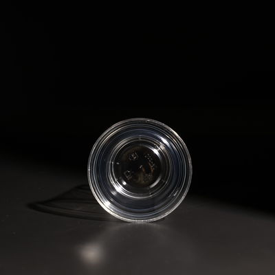 Plastic Disposable PET Cup With Dome Lid And Flat Lid For Takeaway Juice