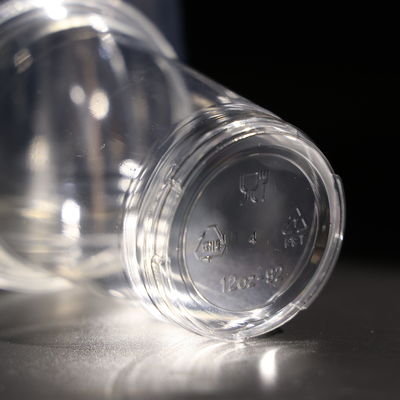 FDA Certificated Disposable PET Cups With Printing Logo For Takeaway Drinking