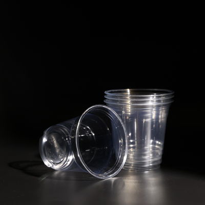 Disposable PET Boba Tea Cups Bubble Tea Packaging Takeaway Beverage Container With Lid