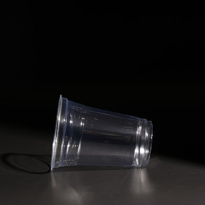 14oz Clear PET Drink Cups Disposable Bubble Tea Packaging Cups For Outdoor Takeaway Cups