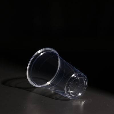 14oz Clear PET Drink Cups Disposable Bubble Tea Packaging Cups For Outdoor Takeaway Cups
