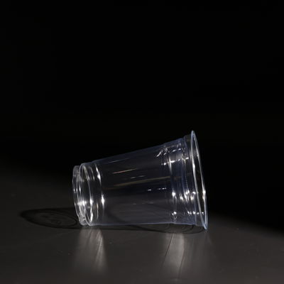 14oz Clear PET Drink Cups Disposable Bubble Tea Packaging Cups For Outdoor Takeaway Cups