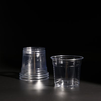 Customized Logo Disposable Beverage Cup and Durable PP Cup with Lid