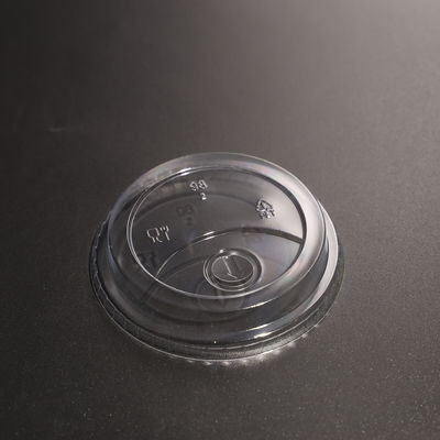 ΠΕΤ Διαφανές BPA Απαλλαγμένο πλαστικό φλιτζάνι επίπεδο καπάκι κατάλληλο για φλιτζάνι Boba