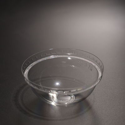 पीईटी पारदर्शी प्लास्टिक कप गुंबद ढक्कन बोबा चाय कप के लिए फिट