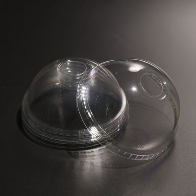 PET Kapak Plastik Kupon Kapak Dondurulmuş Kahve Kuposu İçin Renkli Uygun