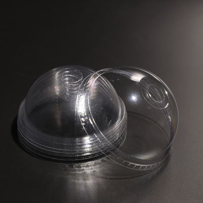 Clear Plastic Cup Lid Dome Lid With Customized For Juice Cups