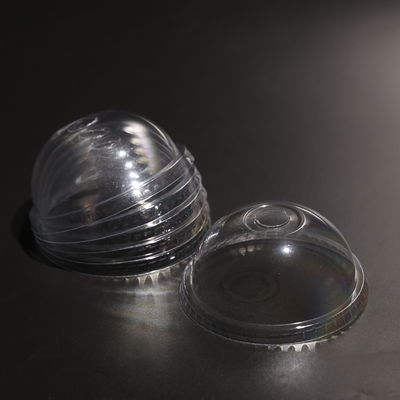 Clear Plastic Cup Lid Dome Lid With Customized For Juice Cups