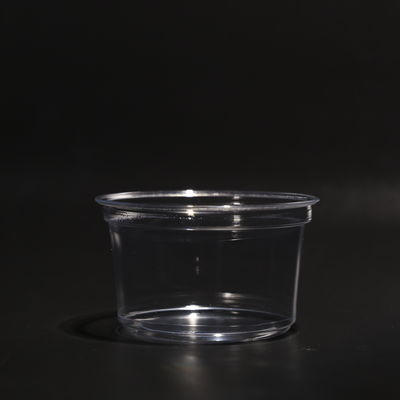 Eco-Friendly PET Plastic Disposable Cup with Lid For Salad Packaging Bowl
