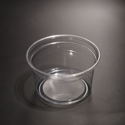 Eco-Friendly PET Plastic Disposable Cup with Lid For Salad Packaging Bowl