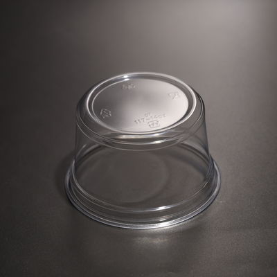 90mm Bottom Diameter Flat/Dome Lid Disposable Plastic Drinking Cups for Takeaway Packaging Container