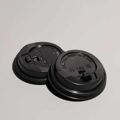 Snap On Plastic Drinking Cup Cover Plastic Cup Lid SGS Certified Durable Leak Proof Lid Suitable for Commercial and Food Service Industry