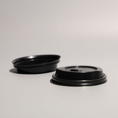 FDA Approved Plastic Cup Lid Snap On Customized Logo Designed To Maintain Beverage Temperature And Freshness