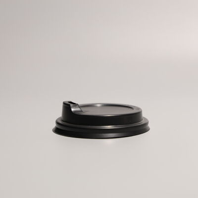 Screw On 90mm Plastic Cup Lid Transparent Or Colored Certified FAD Durable Leak Proof Suitable For Beverage Containers