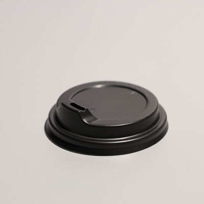Round Plastic Cup Lid 90mm Diameter Leak Resistant Design Suitable for Various Beverage Cups
