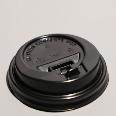 Round Protective Lid For Plastic Cup Engineered To Fit Standard Disposable Cups Paper Cups