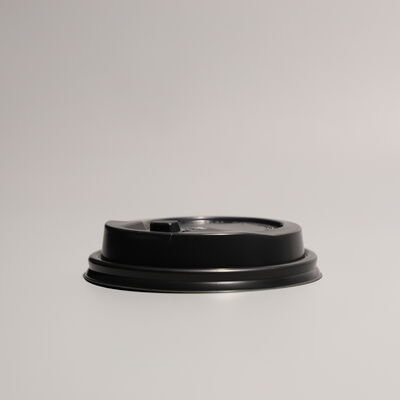 Round Customized Logo Plastic Cup Lid Suitable for Beverage Containers and Disposable Cups Offering Leak Resistant Seal