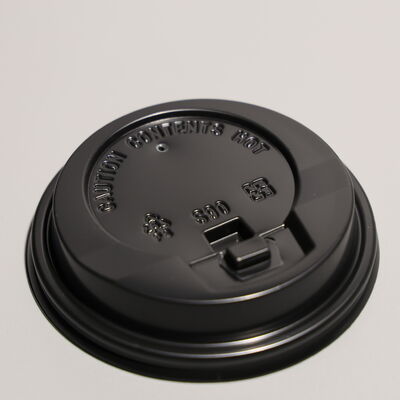 Flat Plastic Cup Lid Round Shape Ideal for Disposable Cold Drink Cups Used in Food Service and Retail Environments