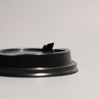Flat Plastic Cup Lid Round Shape Ideal for Disposable Cold Drink Cups Used in Food Service and Retail Environments