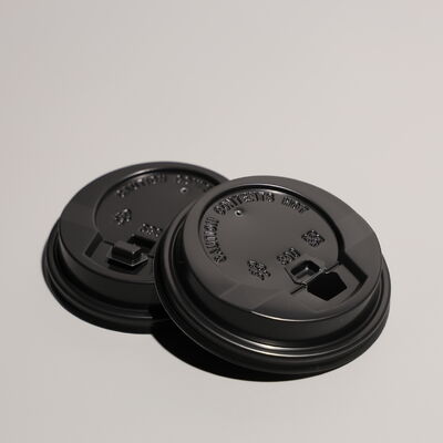 90mm Plastic Cup Lid Clear Disposable Plastic Lid Compatible With Cold Drink Cups Used In Cafes Restaurants And Catering