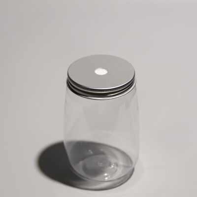Recyclable BPA Free Plastic PET Bottles Featuring Screw On Lid Offering Versatile Packaging for Various Liquids