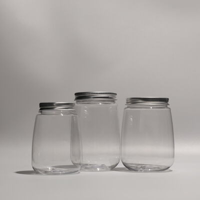 Plastic PET Food Grade Plastic Bottles Safe Non Stackable Containers Perfect Packaging Choice
