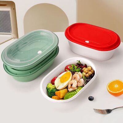 Container alimentaire en plastique de toute couleur sans micro-ondes Conçu pour maintenir la fraîcheur et faciliter la manipulation des aliments