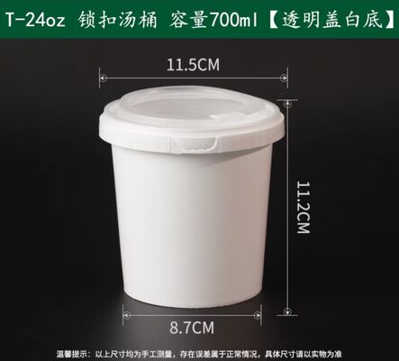 Microwavesafe Disposable Plastic Food Containers Offering Snap-on Lid Designed for Food Packaging Meal Prep and Takeout